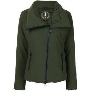 Save The Duck Women's Olive Green Leah Vegan Stretchable Puffer Jacket Size 4/XL